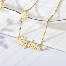 Load image into Gallery viewer, Butterfly Name Necklace - Pine Jewellery
