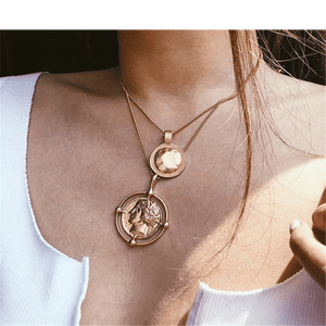 Greek Coin Necklace - Pine Jewellery