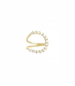 Crescent Pearl Ring