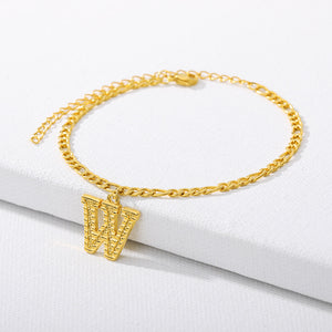 Alphabet Anklet - Pine Jewellery