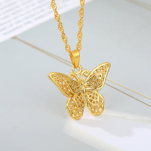 Butterfly Necklace - Pine Jewellery