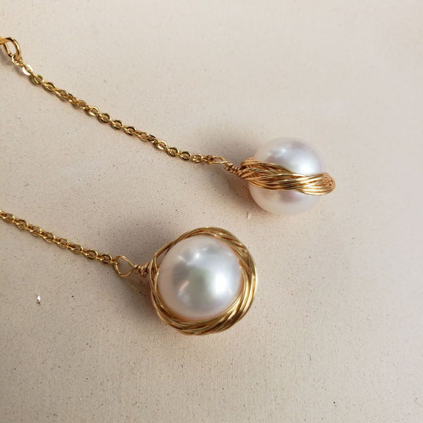 Pearl Earrings - Pine Jewellery