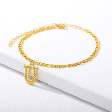 Load image into Gallery viewer, Alphabet Anklet - Pine Jewellery
