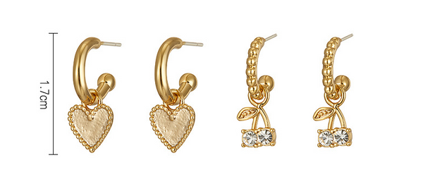 Cherry Earrings - Pine Jewellery