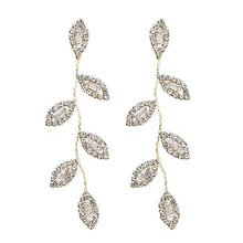 Load image into Gallery viewer, Leaf Tassel Earrings - Pine Jewellery
