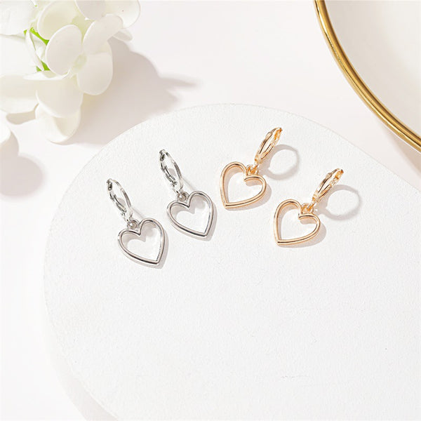 Heart Huggie Earrings - Pine Jewellery