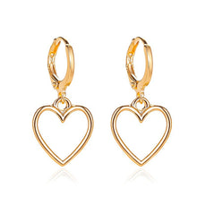 Load image into Gallery viewer, Heart Huggie Earrings - Pine Jewellery
