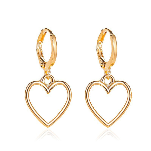 Heart Huggie Earrings - Pine Jewellery