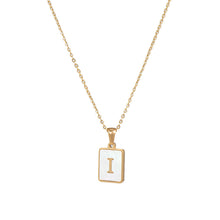 Load image into Gallery viewer, Initial Square Necklace - Pine Jewellery
