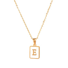 Load image into Gallery viewer, Initial Square Necklace - Pine Jewellery
