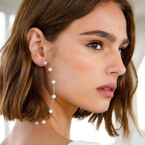 Pearl Hoop Earrings - Pine Jewellery