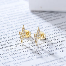 Load image into Gallery viewer, Lightning Bolt Earrings - Pine Jewellery
