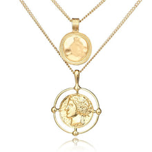 Load image into Gallery viewer, Greek Coin Necklace - Pine Jewellery
