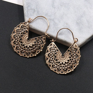 Aztec Earrings - Pine Jewellery