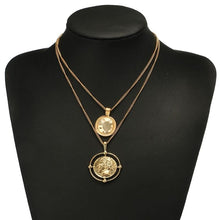 Load image into Gallery viewer, Greek Coin Necklace - Pine Jewellery

