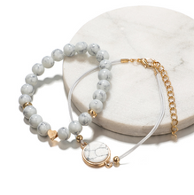 Load image into Gallery viewer, Marble Bracelet Set - Pine Jewellery
