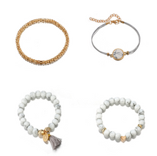 Load image into Gallery viewer, Marble Bracelet Set - Pine Jewellery
