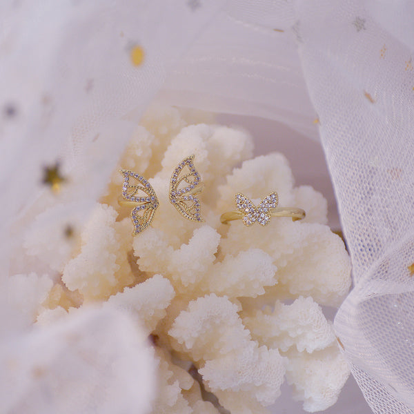 Butterfly Ring - Pine Jewellery