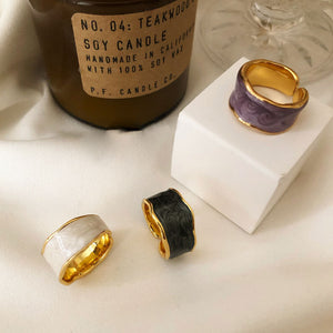 Marble Ring - Pine Jewellery