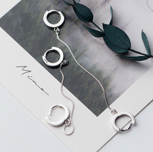 Load image into Gallery viewer, Handcuff Silver Earrings - Pine Jewellery
