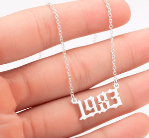 Personalized Year Necklace - Pine Jewellery