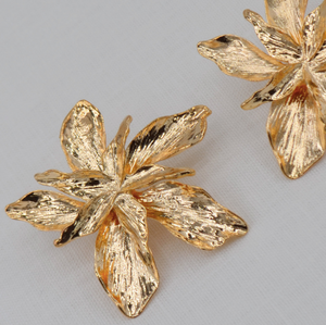Blossoming Flower Earrings - Pine Jewellery
