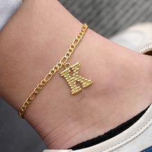 Load image into Gallery viewer, Alphabet Anklet - Pine Jewellery
