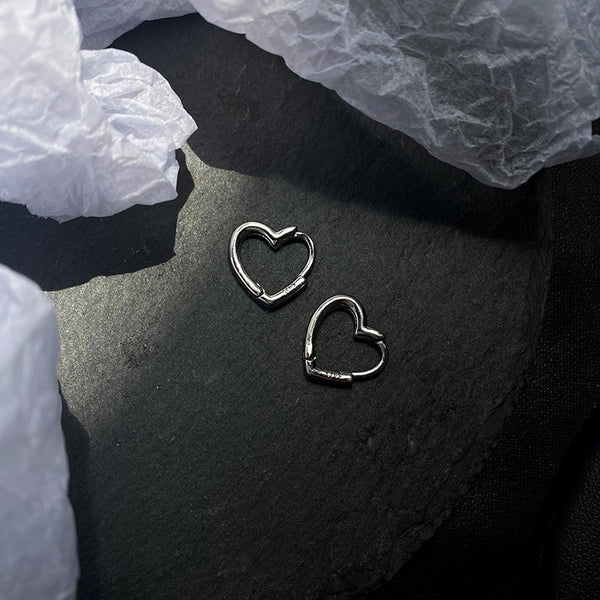 Heart Earrings - Pine Jewellery